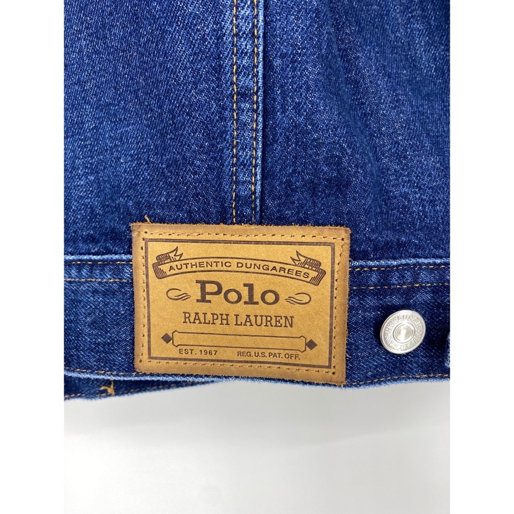 Polo Ralph Lauren 100% Cotton American Flag Denim Limited Edition Jacket - Picture 3 of 11